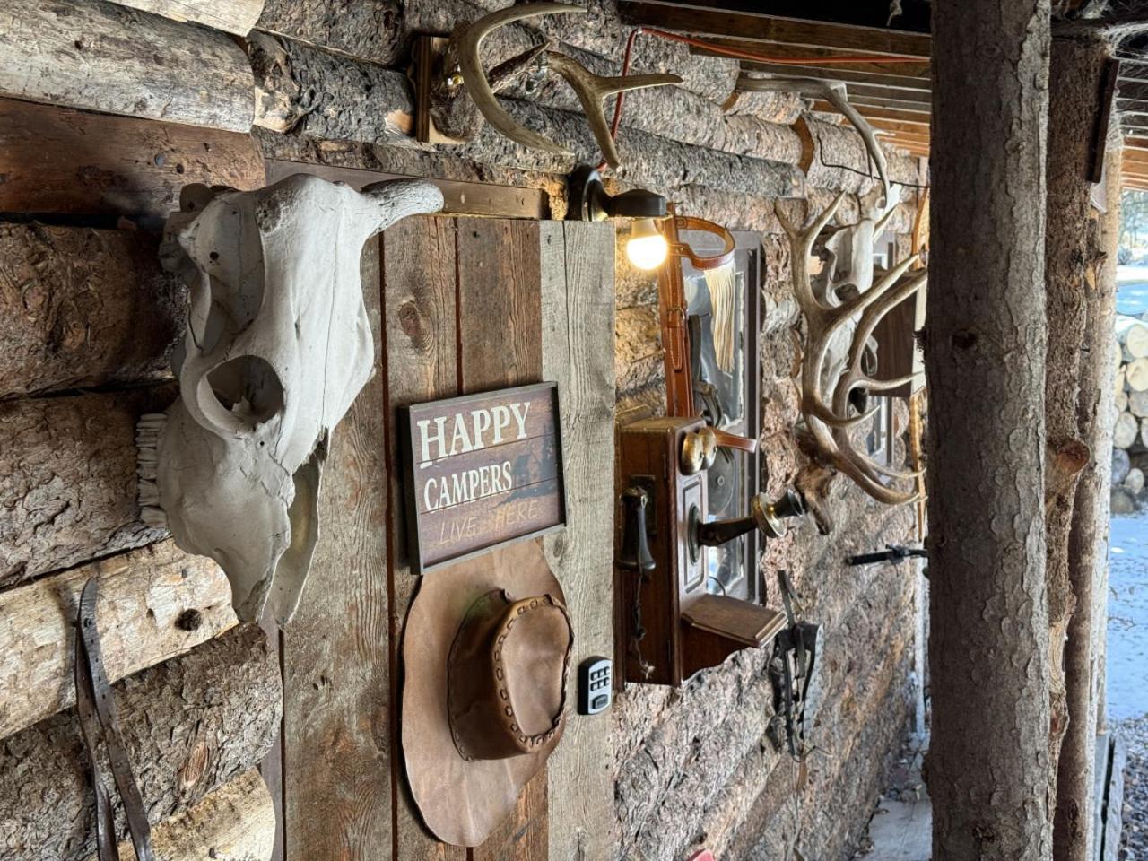 Rustic Cozy Cabin With Hot Tub Bragg Creek Zewnętrze zdjęcie