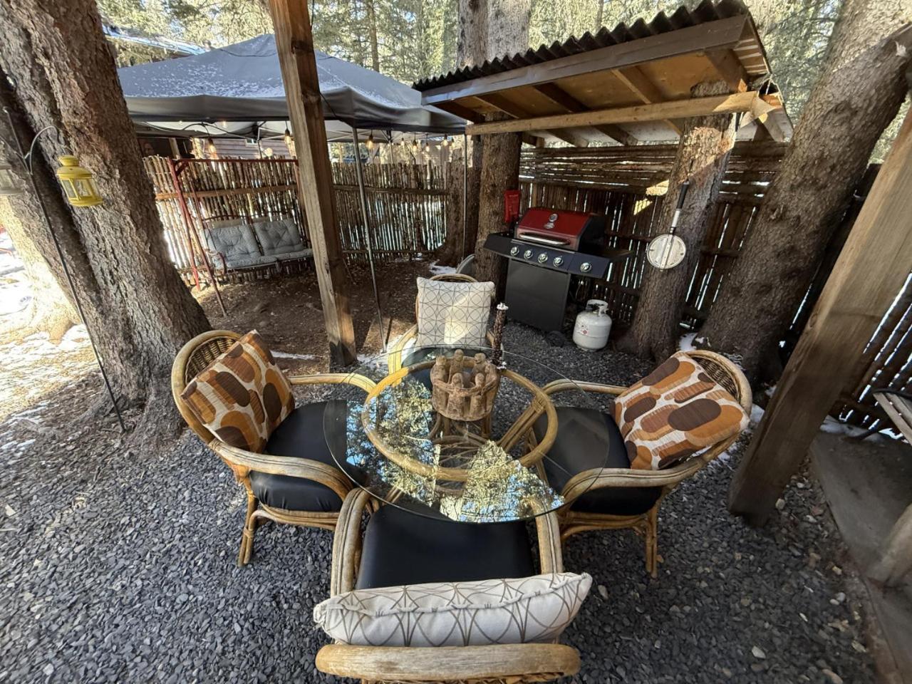Rustic Cozy Cabin With Hot Tub Bragg Creek Zewnętrze zdjęcie